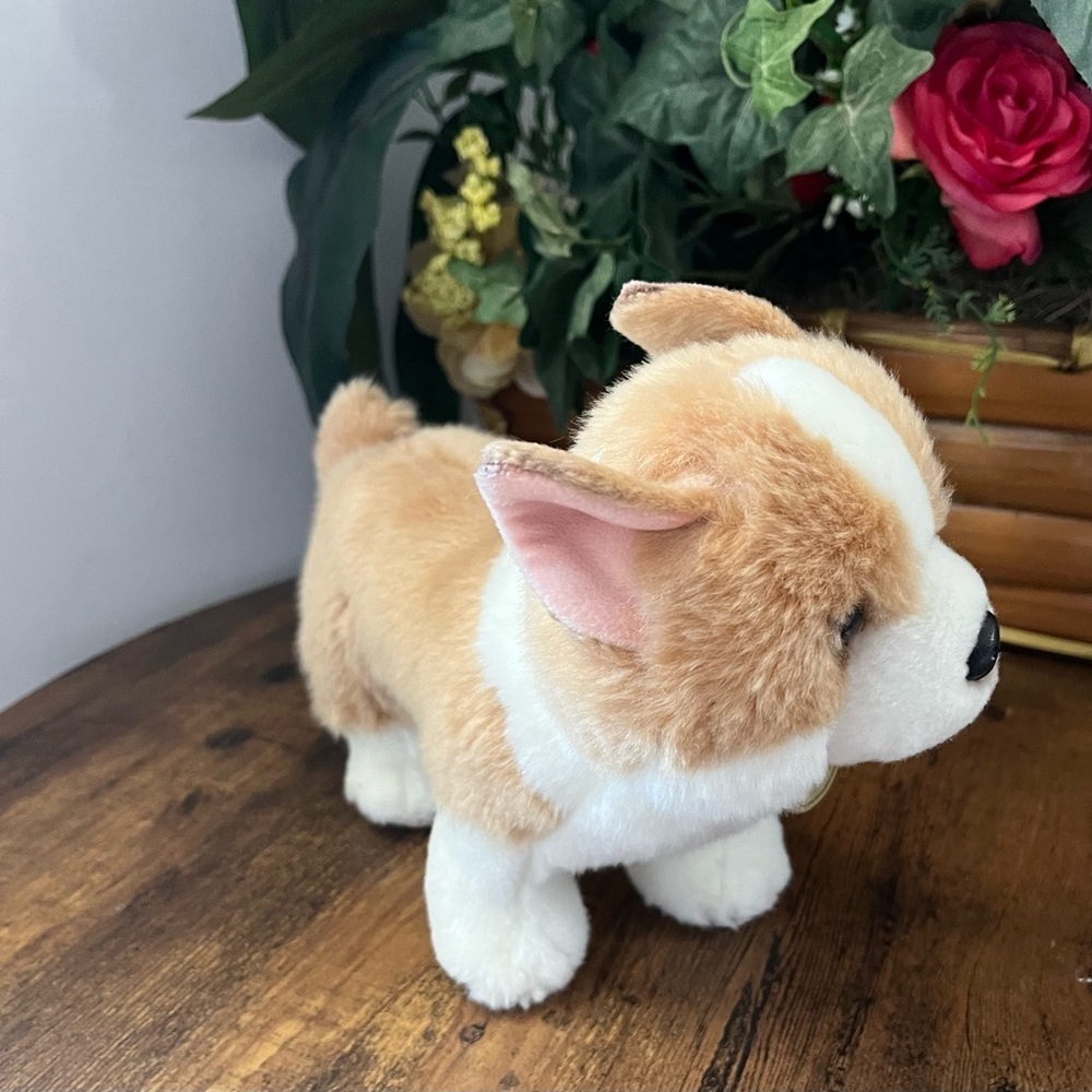 Aurora Miyoni Corgi Plush Dog Stuffed Animal Realistic Puppy Toy - Picture 2 of 8